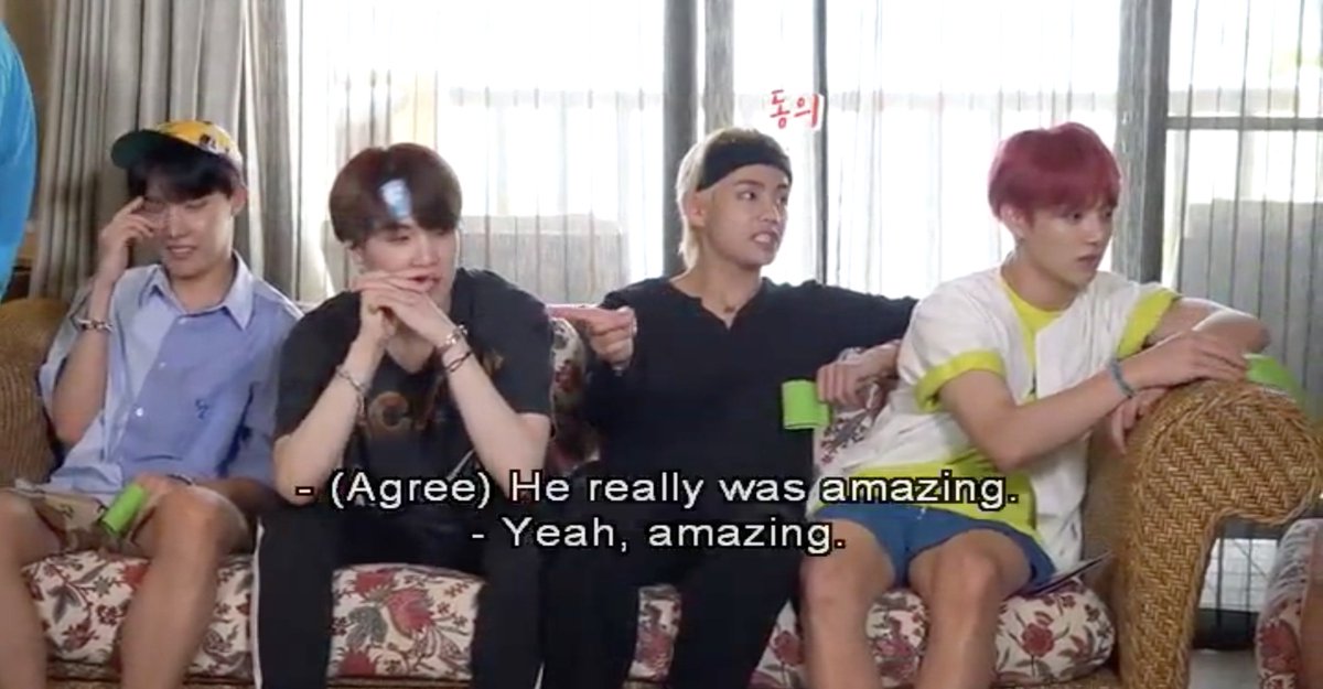 Then comes Epiphany, another turning point for Jin. Here Namjoon is talking about it before it was release and is praising Jin for making Epiphany completely his own. Tae also chiming in, which is not surprising since we all know BTS are Epiphany stans.