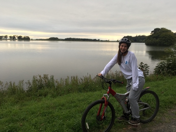 emctrust's tweet photo. "I decided that as I cannot sail on the water this year I'd cycle around it. For my #RoundBritainYourWay challenge I'm going to cycle 122 miles around my local loch during September." Elita has cycled over 22 miles already just another 100 more to go - Keep up the good work 🚴♂️🙌 https://t.co/l5PoYfuM06