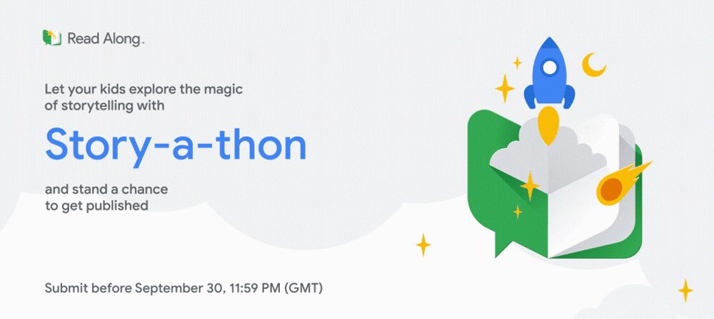 9ijakids's tweet photo. We are excited to announce that Google has partnered with 9ijakids to provide content for its Read Along app. 

Starting today 8th of September, International Literacy Day, kids can bring their imaginations to limelight through stories with Read Along by Google. https://t.co/gHY82ooBEA