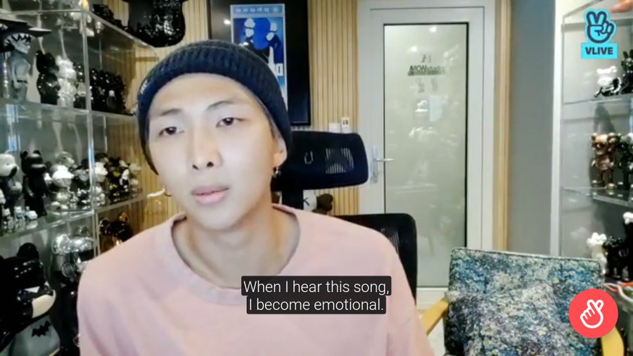 Namjoon talking about how Epiphany makes him emotional and Jin is the only one who can do this.