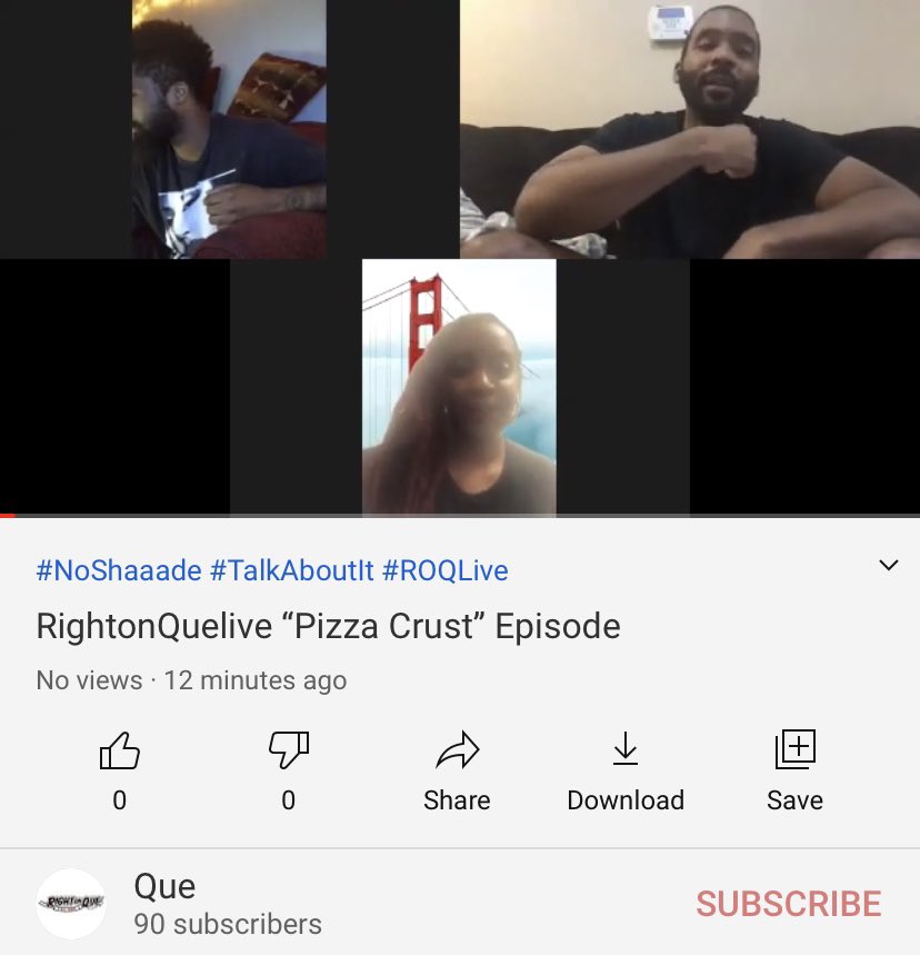 ROQLive's tweet image. #PizzaCrust episode w/ @HollywoodKane @JoRiversMusic on moral compasses, coon chicken, swallow signs, fear roadblocks + more. 

Apple: podcasts.apple.com/us/podcast/rig…
SoundCloud: soundcloud.com/roqlive/pizza-…
Spotify: open.spotify.com/episode/0b5RhJ…
YouTube: youtu.be/_Q394W4-Iuw

#ROQLive