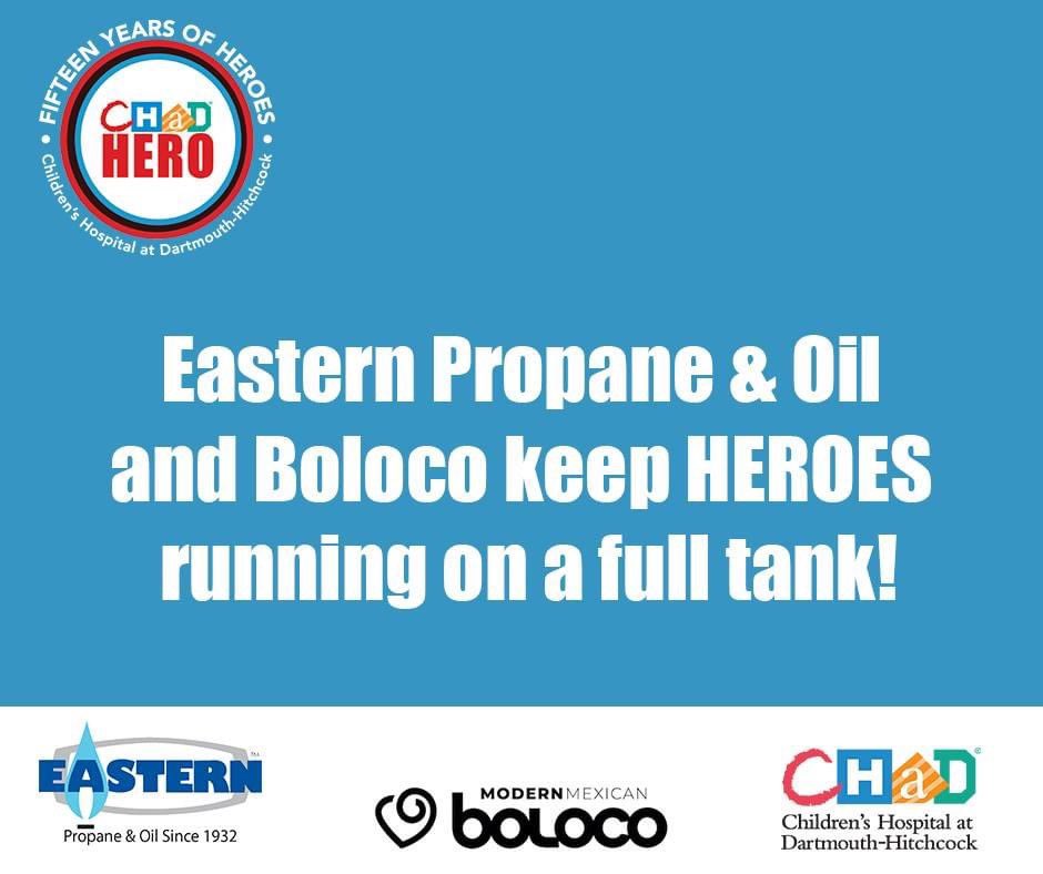 Eastern1932's tweet photo. We have teamed up with @chadkids &amp; @boloco to keep HEROES running on a full tank! Fuel your home with us &amp; your body with #Boloco $1 minis! This week's burrito special at Boloco Hanover is the Classic: pinto beans, rice, cilantro, pico de gallo, melted cheese, &amp; protein! #runnh https://t.co/963dV830b6