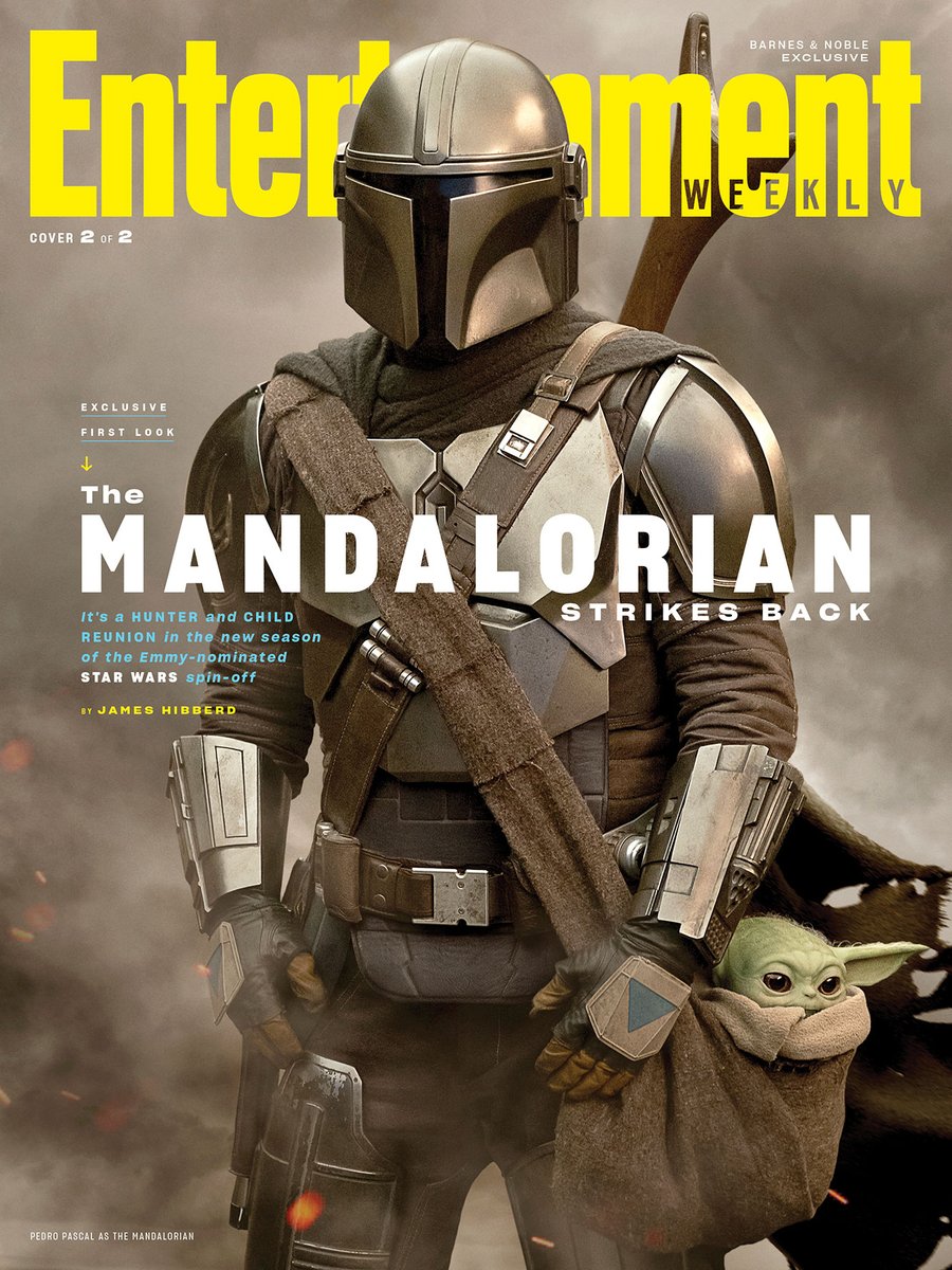 DisneyPlusES's tweet photo. Ya están de vuelta. No te pierdas estas portadas de @EW. Reportaje completo: https://t.co/WZUhkUxVdQ #TheMandalorian https://t.co/MTrCC7CoX5