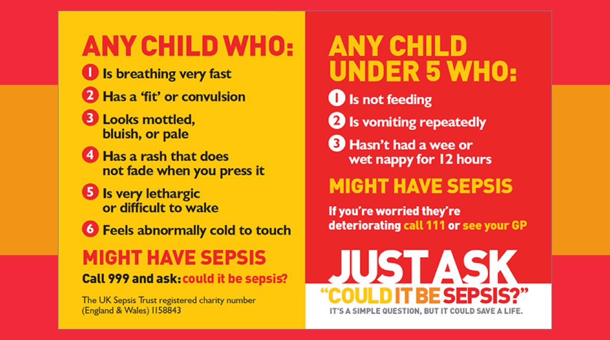 RachGrrr's tweet photo. #SepsisAwarenessMonth Learn the signs and always Just Ask ‘Could it be sepsis?’ It could save a life 💙 #OliversLegacy https://t.co/8J8bSjdV6J