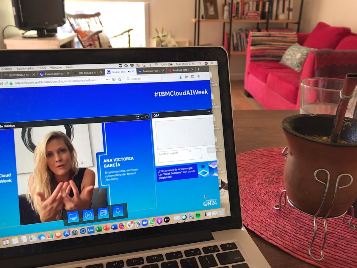 conicaorsi's tweet photo. Ya arrancó la IBM Cloud &amp; AI Week! Sumate ==> https://t.co/tKgY2KXg3U
#IBMCloudAIWeek @anavictoriaga #mujeresEmprendedoras @Victoria147org https://t.co/NJlSlADo1l https://t.co/s6pY1NTR0j