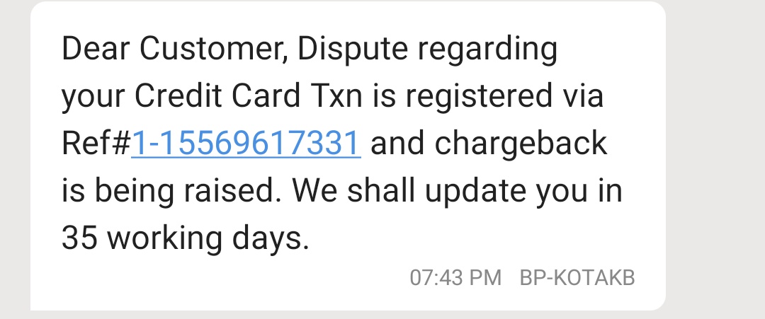 AvinashaSharma's tweet image. @KotakBankLtd @KotakCares  please let me know when will I receive the corrected new bill. I will go to customer court but won't pay any interest for any incomplete/partial payment made without the card charges. Also of two msgs I received which is true? 35days or 45? #LazySupport