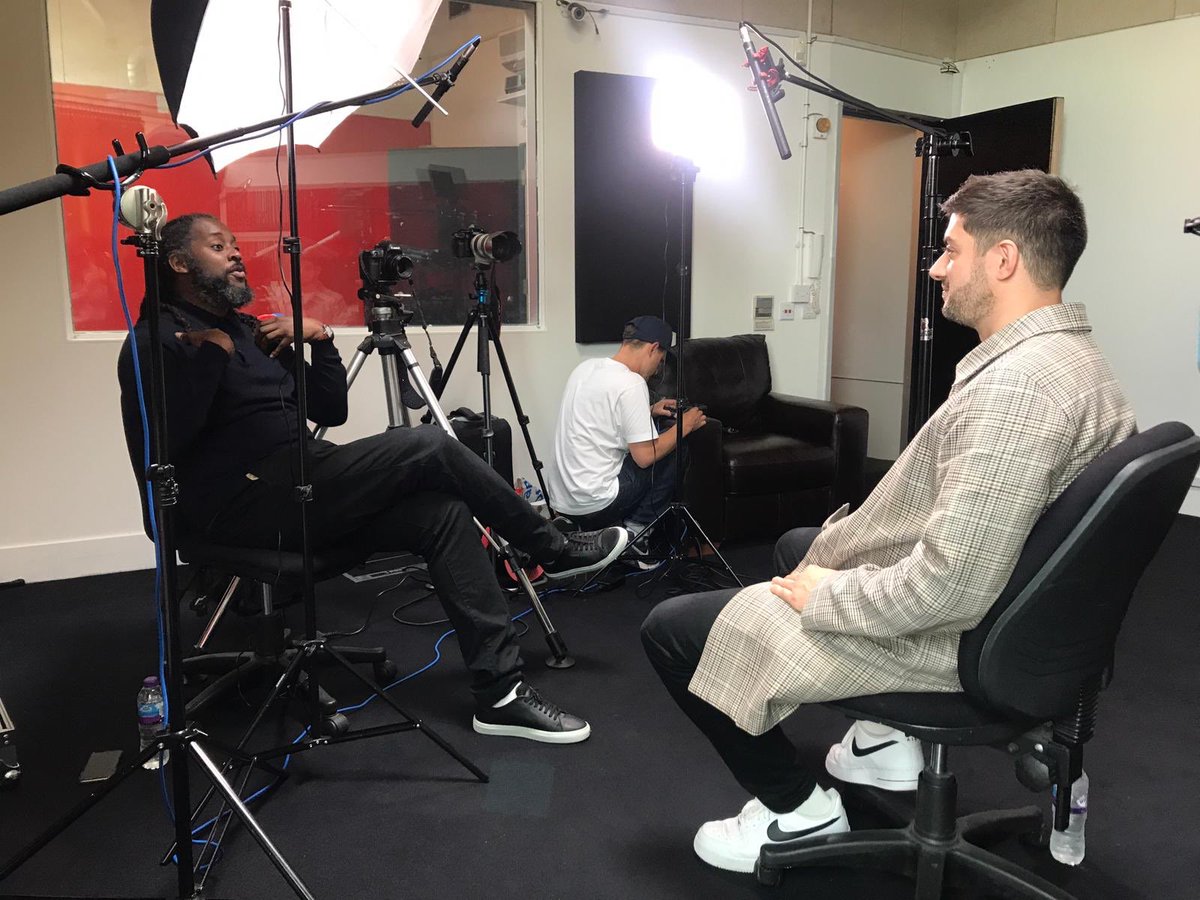 _JordanJBryan's tweet photo. (As my boy @rantsnbants says) We working. Great day filming with these guys. Documentary coming on nicely. #25yearsofv https://t.co/D03lrP7O1D