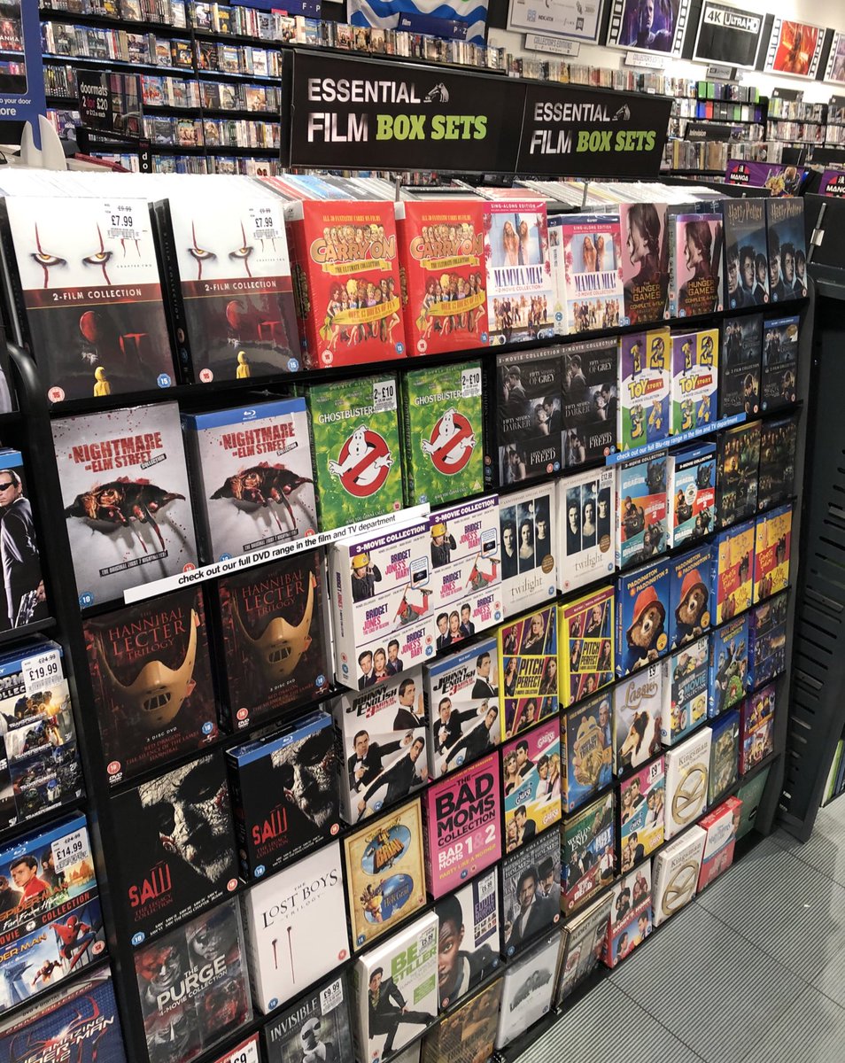 hmvWorkington's tweet photo. We’ve also got loads of essential film box sets!
From 007 to A Nightmare on Elm Street, we got you covered!
#hmv @hmvCarlisle @FeatureCumbria @washingtonsquk #cumbria #filmboxsets #bingewatch https://t.co/d2yBuZiKUP