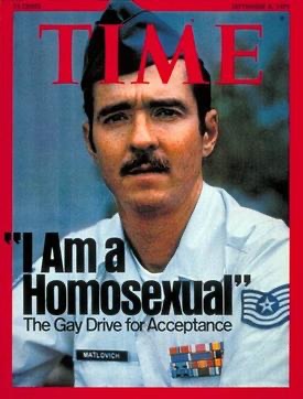 Today in history, 1975, decorated Vietnam Veteran Leonard Matlovich appeared on the cover of @TIME to protest his discharge from the military for being gay. His tombstone reads “When I was in the military, they gave me a medal for killing two men and a discharge for loving one.”