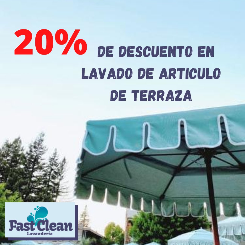 FastcleanL's tweet photo. Renueva tu terraza!!
Retiro y despacho gratis +5693693432
#primavera #sol #felizmartes #lavanderia #fastclean #diassoleados #terraza #despachogratis #coronavirus #QuedateEnCasa #emprendedora #tendencia #RedesSociales #felizdia #cuarentena #descuento #chillan #chillanonline https://t.co/PTTBaNjJ2X