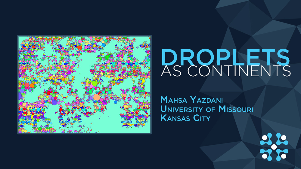 BioNexusKC's tweet photo. Our 2020 #Science2Art auction benefits #STEAM in KC!

This image by Mahsa Yazdani, @UMKC displays droplets covered w/ water similar to how continents are separated w/ water on Earth. It's used to test prevention of damage done by crude oil spills.

Bid Now https://t.co/UjgbeaIGAi https://t.co/lzFZLRijrs