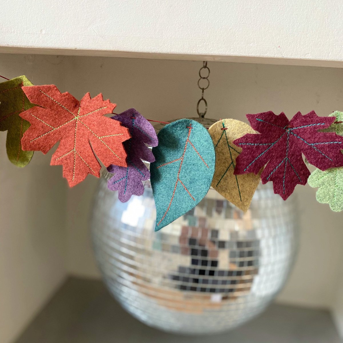 Here’s the latest addition to my #etsy shop: Autumn Fall decor leaf garland bunting leaves  #garland #bunting etsy.me/33floIq 🍁🍂