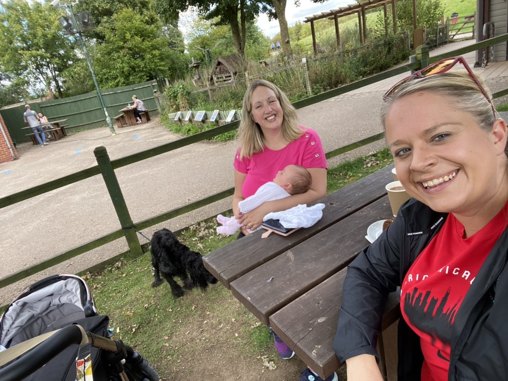 binkybunny7's tweet photo. Lovely 2.4 mile walk and chat with Anthea, pushing sleepy Felicity 👶🏼 round & trying to stop Poppy 🐶 from jumping in every single lake / stream / pond #WetDoggy #SelfCare #RytonPools #HappyTuesday 💗 https://t.co/q2inrJaFFO