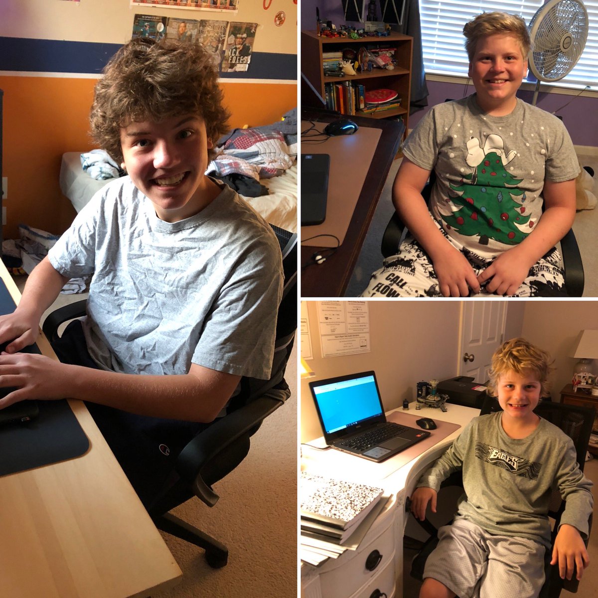 Oh 2020, you are something else! Back to School, 2020-21⁣ ... Virtual Learning, here we come!⁣ The excitement is palpable #backtoschool⁣ #11thgrader⁣ #belairhighschool⁣ #8thgrader⁣
#belairmiddleschool⁣ #2ndgrader⁣ #redpumpelementaryschool⁣ #virtuallearning⁣ #pivot