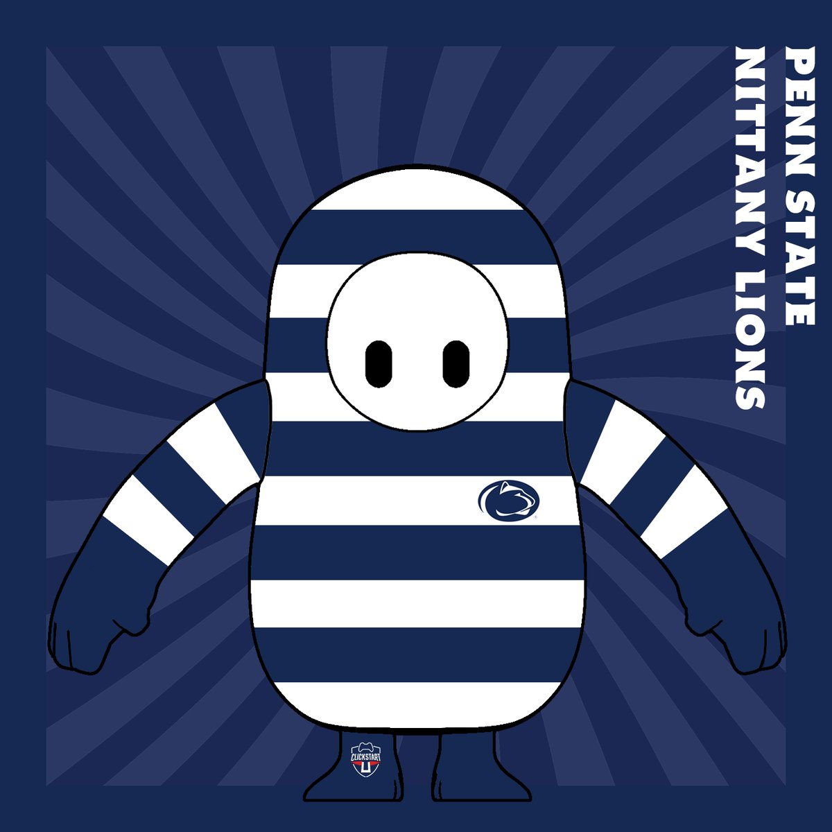 LevelNextNews's tweet photo. And so it begins. All this week we present to you #CollegeFallGuys beans. College Esports meet College Football. Make sure to share with us some of your own!
First up, is our Stripe Out Penn State bean. https://t.co/9Vb5UtVFtO