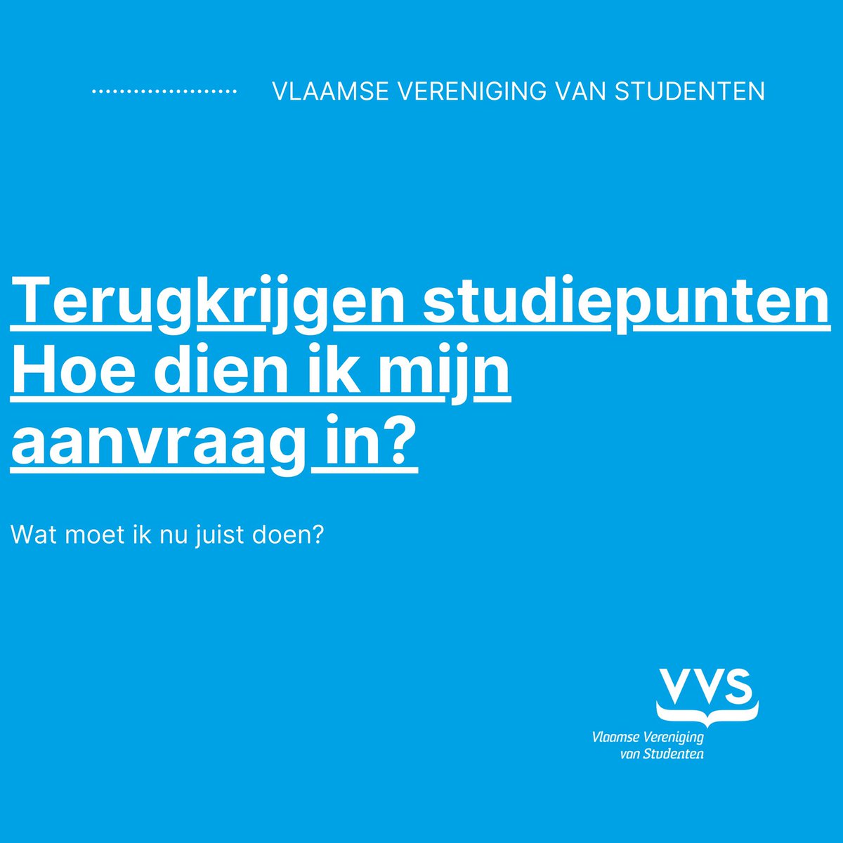 Nu de herexamens achter de rug zijn, is het mogelijk om een aanvraag in te dienen om je studiepunten terug te krijgen in geval van overmacht door de coronacrisis. 

Hieronder vind je de info over hoe dit precies moet 🔽
