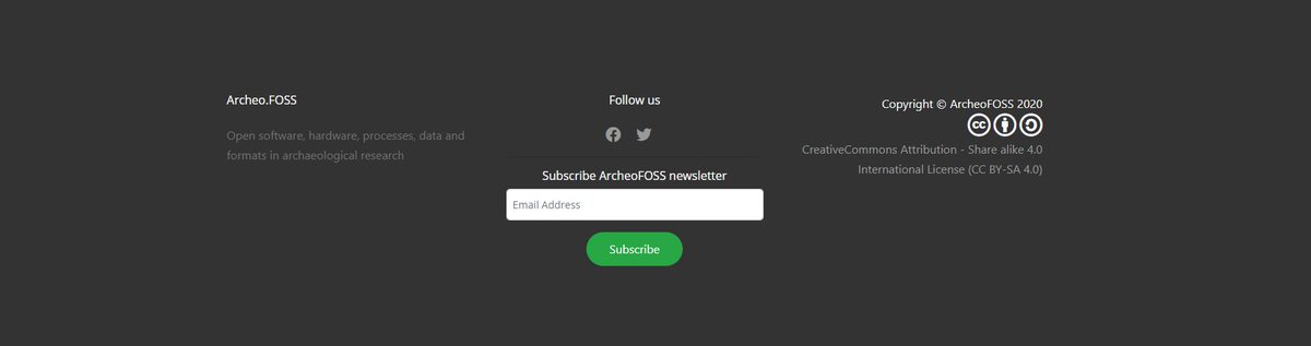 🆕 Dear ArcheoFOSSer 😎

since today it is possibile to keep up-to-date with all ArcheoFOSS activities thanks our newsletter!  

Are you interested? Subscribe now and we can stay in touch!

2020.archeofoss.org