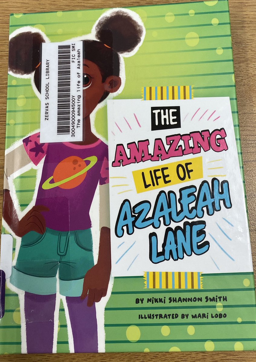 Hey @FollettLearning 
It’s hard enough to find fun chapter books that celebrate strong black and brown main characters. Why oh why would you cover up the face of the character with the barcode? 
#follettfail
#librarianproblems