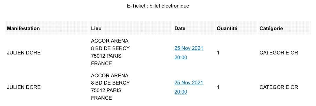 Igloote10's tweet photo. Qui a cassé sa tirelire et va voir @jdoreofficiel à Bercy pour l’anniversaire de sa cop tout aussi fan ? 🤩 https://t.co/ngaQLqZt9P