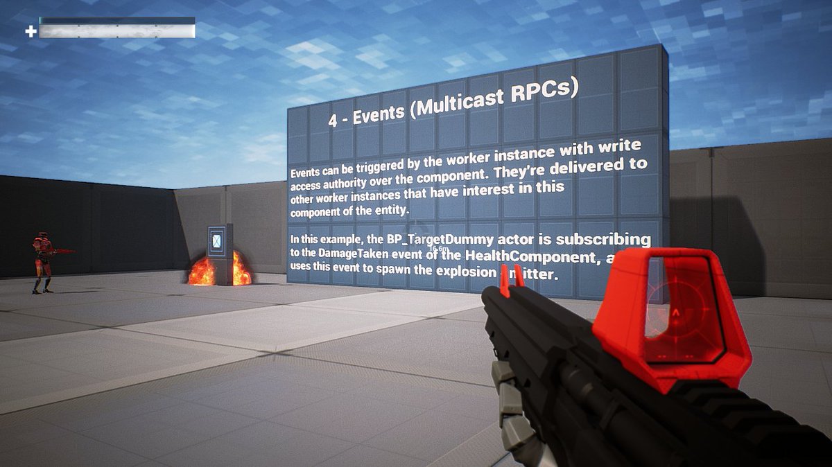 Improbableio's tweet image. With the 0.11 version of the GDK for Unreal, we’ve added the In-Game Tutorial content to our Example project, showing how the basic #SpatialOS concepts are implemented on an #UE4 project.

Find out more in our docs: bit.ly/35exELB and videos: youtu.be/WQd1i3_8Jtc