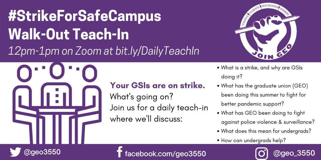 geo3550's tweet image. We have a TEACH-IN for undergrads, parents, allies, etc., planned for noon today. Join at bit.ly/DailyTeachIn, invite your students or anyone else who might want to know what's up.