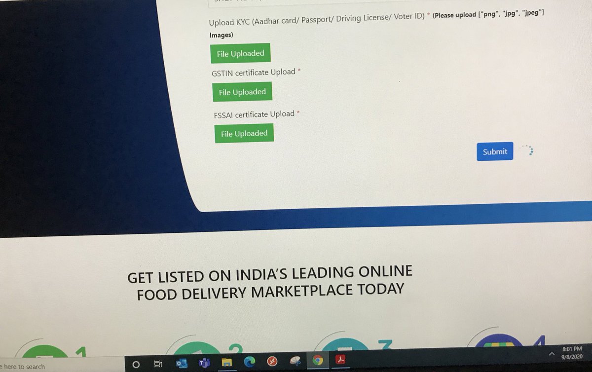 ARIFS146's tweet photo. @swiggy_in @SwiggyCares @SwiggyTech since 15 days , on daily basis i m trying to register on ur portal .but all in vain ,even no help received from email support.
Kindly have a look asap https://t.co/xxbrNAMGIC