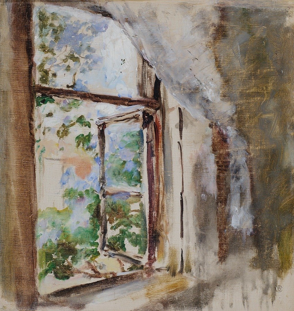 parnassion's tweet photo. The Window, 1886 
by Valentin Serov (Russian, 1865–1911) https://t.co/Ow3FrSA1z1
