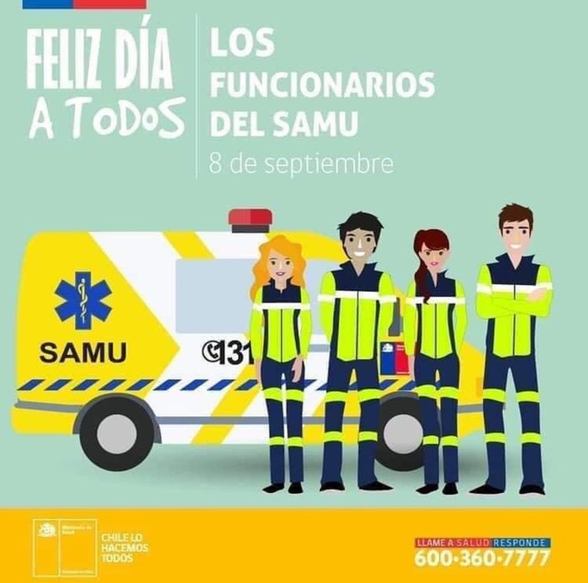 Muchas felicidades a todos los SAMU del país.