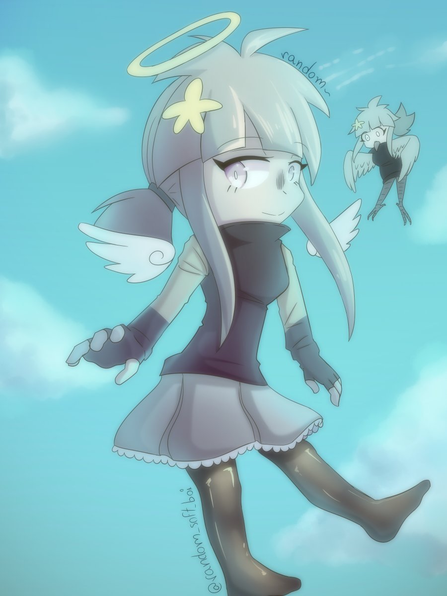 standard_cheese's tweet photo. hice este dibujo para recordar a Ikouzhy (no se murió ni nada, pero se fue de internet), ya que en serio me caía bien y era una dibujante que en serio admiraba, lo mas cercano a lo que puedo mencionar es a @de_kodu , ojalá esté feliz haciendo lo que sea que esté haciendo ahora🥺 https://t.co/saLyBKGVSa