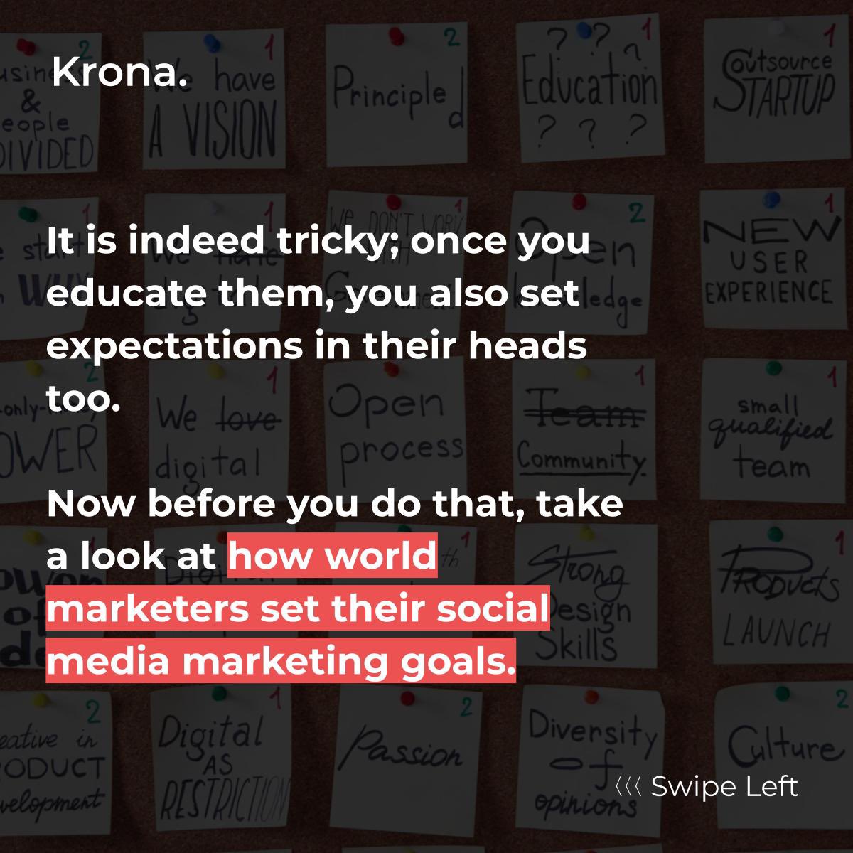 Krona_ID's tweet photo. The primary goals of social media marketing based on world marketers are... https://t.co/hSd9RZnIqC
