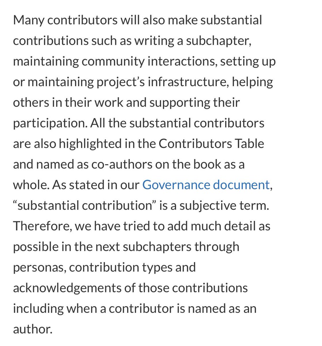 If you made substantial contributions to  @turingway - in any of many different dimensions - then you’re an author.(We haven’t done a release to Zenodo for a long time & that is TOTALLY MY FAULT  We needed to nail these processes down first  #SoSorry!) #AcknowledgeAllTheWork