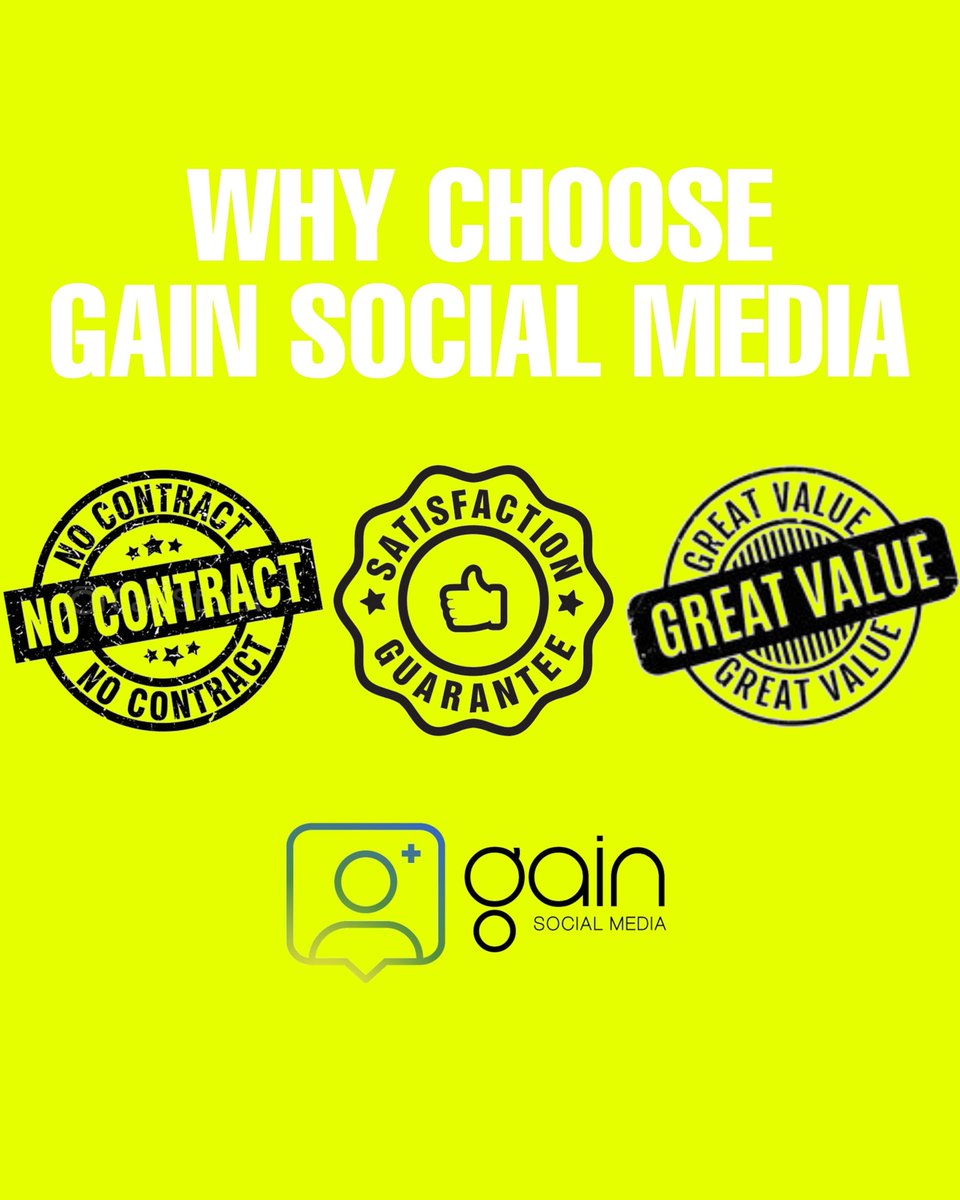 Gain Social Media tweet media