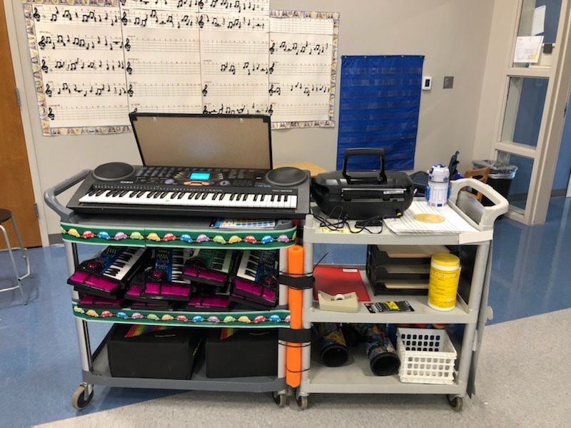 Mr. Nutter’s music on a cart!
#oneteamonemissiononerockhill