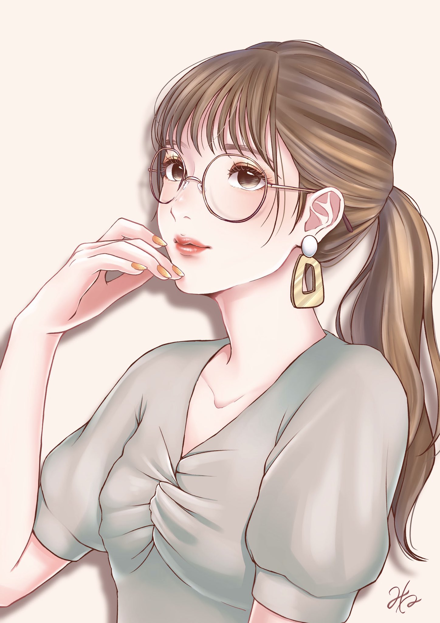 みはね 丸メガネ女子がきゅんです イラスト イラスト好きさんと繋がりたい イラストレーター イラストレーション 女の子 女の子イラスト 女の子ファッション 丸メガネ メガネ メガネ女子 T Co C6zcosypkb Twitter