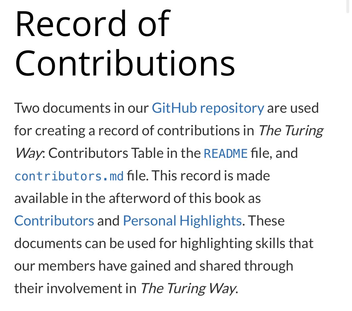 In fact - this is what  @MalvikaSharan and I had to do anyway - I had to get my gut feeling out onto the page so that we could discuss our processes for giving credit.Those writings became our Record of Contributions:  https://the-turing-way.netlify.app/community-handbook/acknowledgement/acknowledgement-record.html