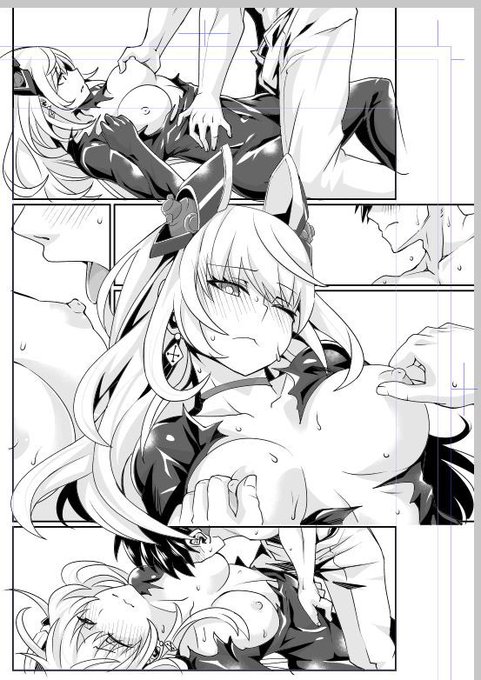 今日の進捗。
シャルン本もついにモザイク案件!に来ましたねー
タイツ破るの描くのも楽しいー! 