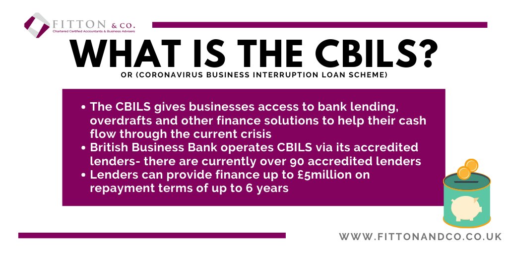 FittonandCo's tweet photo. UPDATE: As it stands, you have until the 30th Sept to apply for the CBILS!

Banks have until 30th Nov to approve these. If you'd like further advice, get in touch so we can answer any questions you have.

✉️office@fittonandco.co.uk

#accounting #HebdenBridge #FittonAndCo https://t.co/R2MW0tqKZP