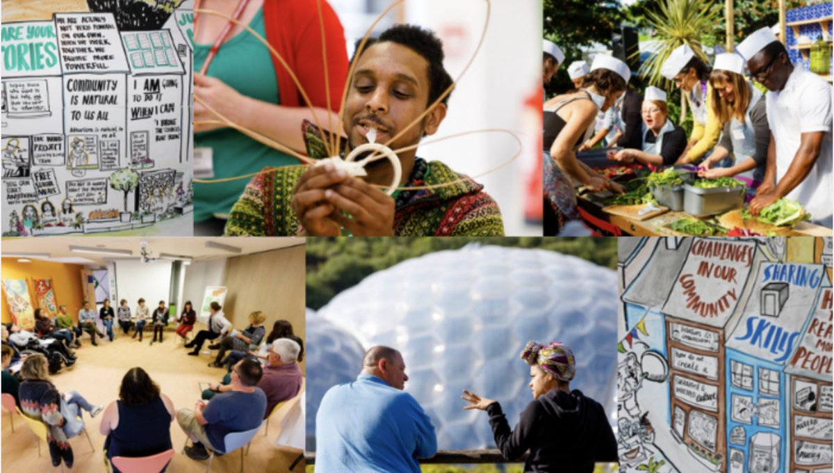 edencommunities's tweet photo. October begins our very first Virtual Community Camp - an immersive learning experience offering a mix of practical activities, workshops &amp; networking opportunities for people from across the UK. You can apply to attend Virtual Community Camp, here: https://t.co/BQp3kdiu1k https://t.co/LVj6Zu0lI2