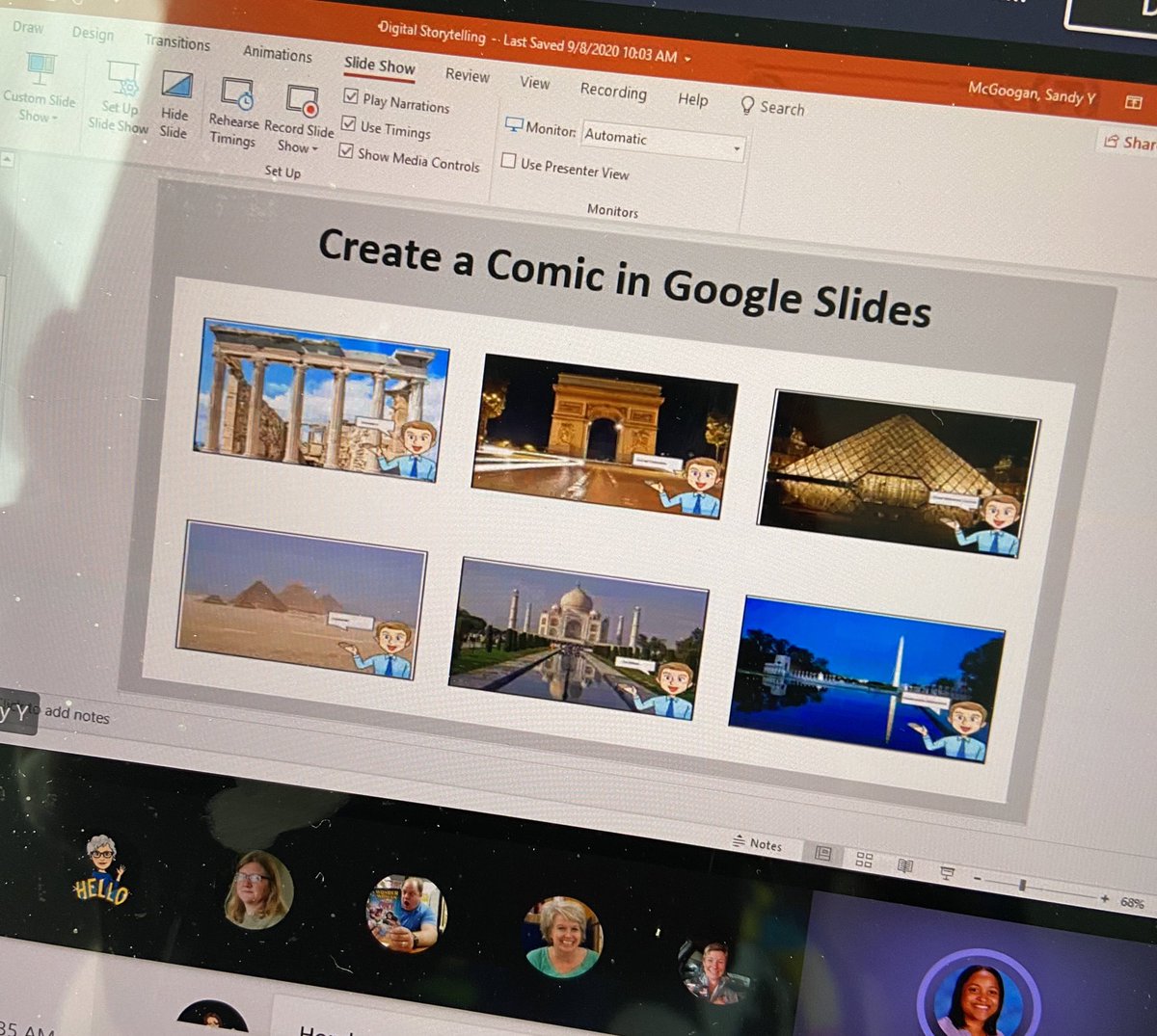 ChristinekClark's tweet image. @GCSchoolsNC School Librarian Sandy McGoogan is leading the best Tech Tuesday today! Supporting our students literacy lives while also embedding social studies &amp;amp; core content. #GCSLibraryMedia @drjamiekingGCS @strange_natalie