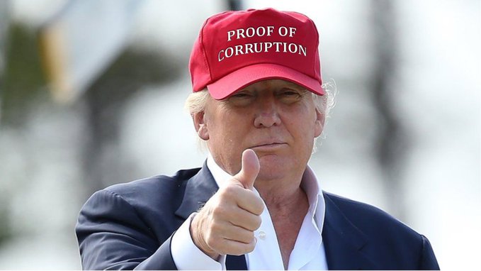 (ENTRIES 17) Obama, Putin, face masks, the MAGA hat redone as a Proof of Corruption artifact—a bit of a cheat for this contest, but it's inventive so I let it slide—again we see the full range of Trump obsessions in play in the Proof of Corruption Shop Contest.  #ProofofCorruption