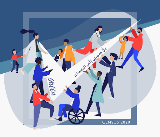 The #2020Census will impact #ArabAmerican communities for the next decade. Don't miss out— be counted! Respond before Sept. 30th at my2020census.gov or call 844-330-2020 for English and 844-416-2020 for Arabic. Have questions? Call our hotline! 833-333-6864 #YallaCountMeIn