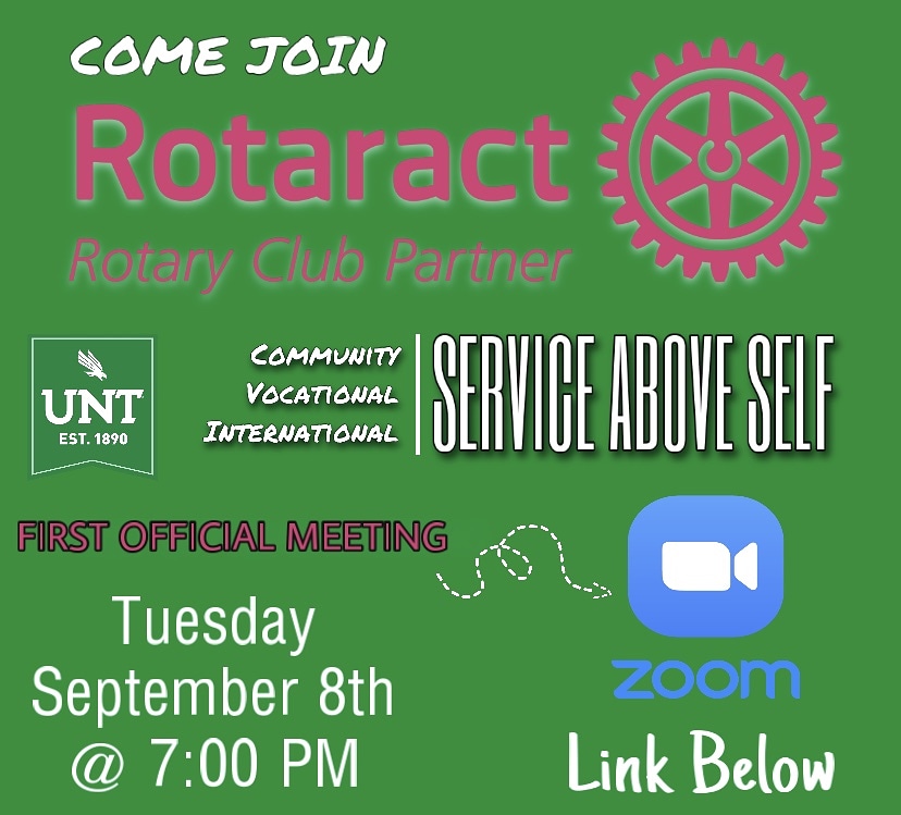 UNTRotaract's tweet photo. Our first meeting will be held today @ 7 pm🤩
We can't wait to see everyone tonight!
Please click this link to join us :
https://t.co/jwPi2GzUW2
#unt #untorgs #serviceaboveself #untrotaract #untactivities #unt21 #unt22 #unt23 #unt24 https://t.co/isb3jliq95