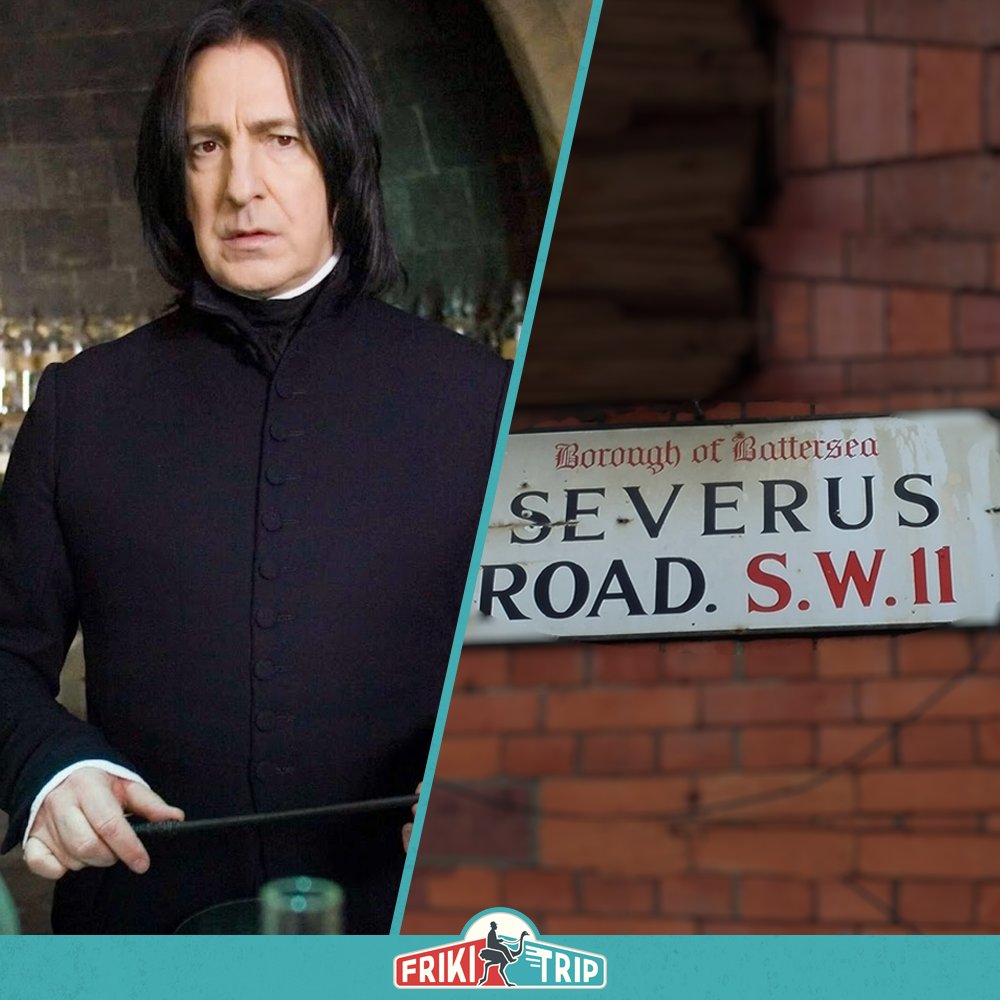 frikitrip's tweet photo. "Pasé por delante de este cartel todos los días de camino al trabajo cuando vivía en Clapham. Mucho más tarde, volví a visitar la zona y me di cuenta de que por eso "Severus" había venido a mi cabeza al pensar en un primer nombre para Snape." - J.K. Rowling https://t.co/z3IhDq2488