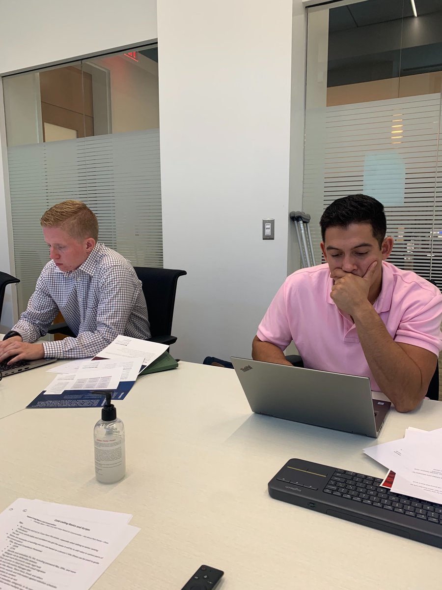 First day back in the office after a long weekend hits different! @Brett_Peters20 <a href="/GeorgeActiveNav/">George Baez</a>
