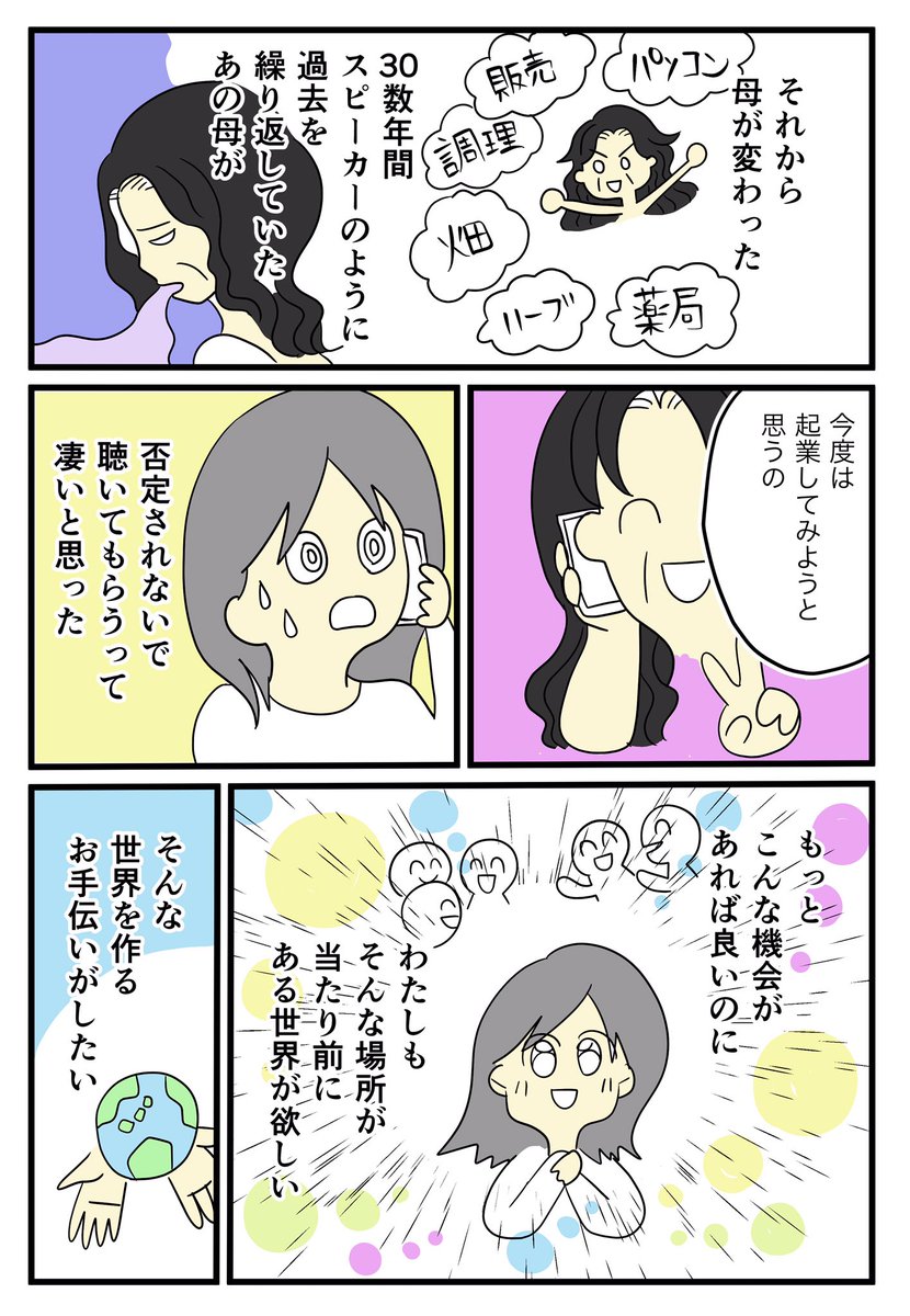 ?否定される世界から肯定される世界に生きたい✨
#コルクラボマンガ専科 