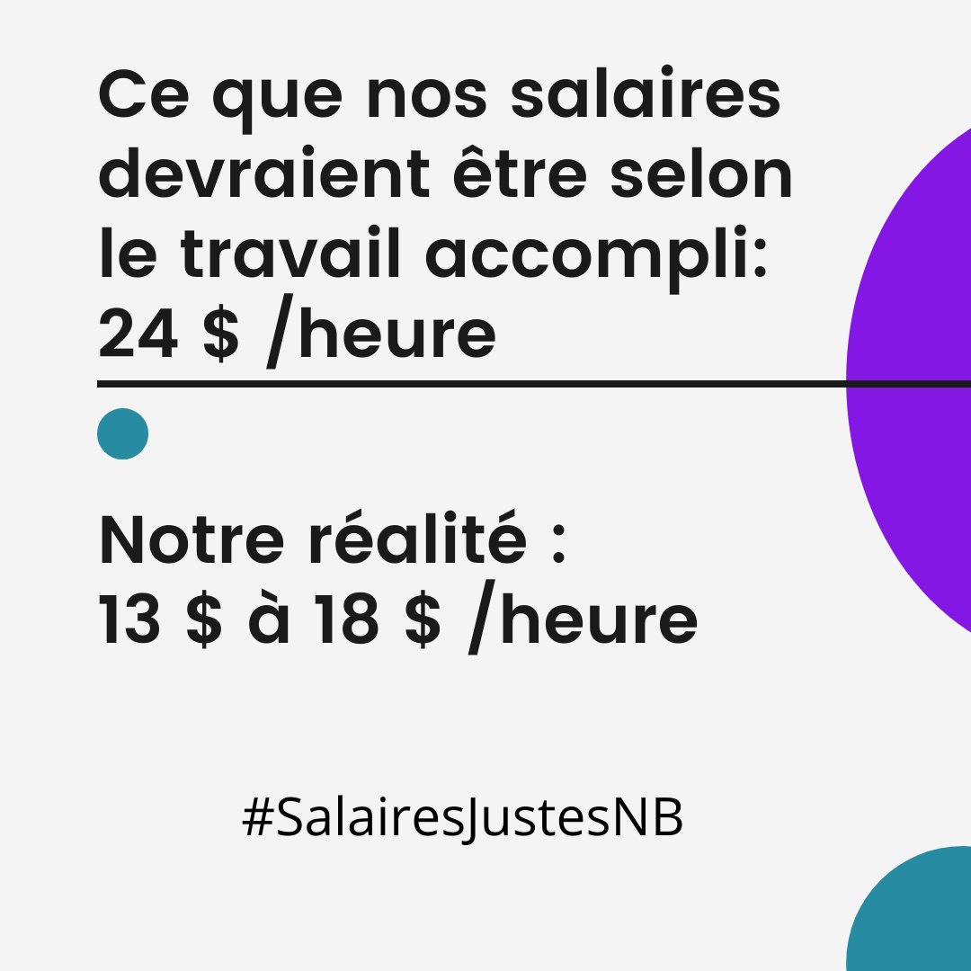 Manque de continuité dans la réflexion du <a href="/Gouv_NB/">Gouvernement du NB</a> . Le travail des intervenantes en violence conjugale est essentiel mais on refuse de les payer à leur juste valeur.  Que faut-il comprendre ? 
#SalairesJustesNB #nbelection #nbpoli