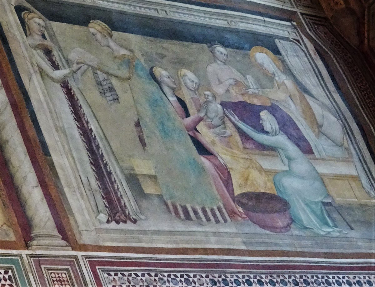 Mari Iga Auf Twitter 9月8日は 聖母マリアの誕生 の祝日にちなんで 生誕の場面を まるまるとした元気そうなベイビーマリア様 サンタ クローチェ聖堂の聖具室内 リヌッチーニ礼拝堂のフレスコ画 聖母マリアとマグダラのマリアの物語 1365年 ジョヴァンニ