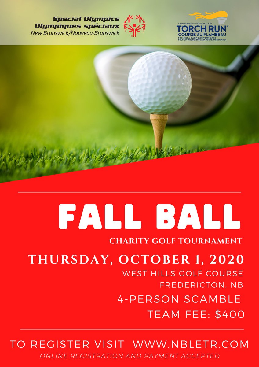 OCT 1st. Golf Tournament @westhillsgolf for Special Olympics! 4-person Scramble. $400/team for 18 holes, power cart and bagged lunch. Register online at nbletr.com! @NBGolfCourses
