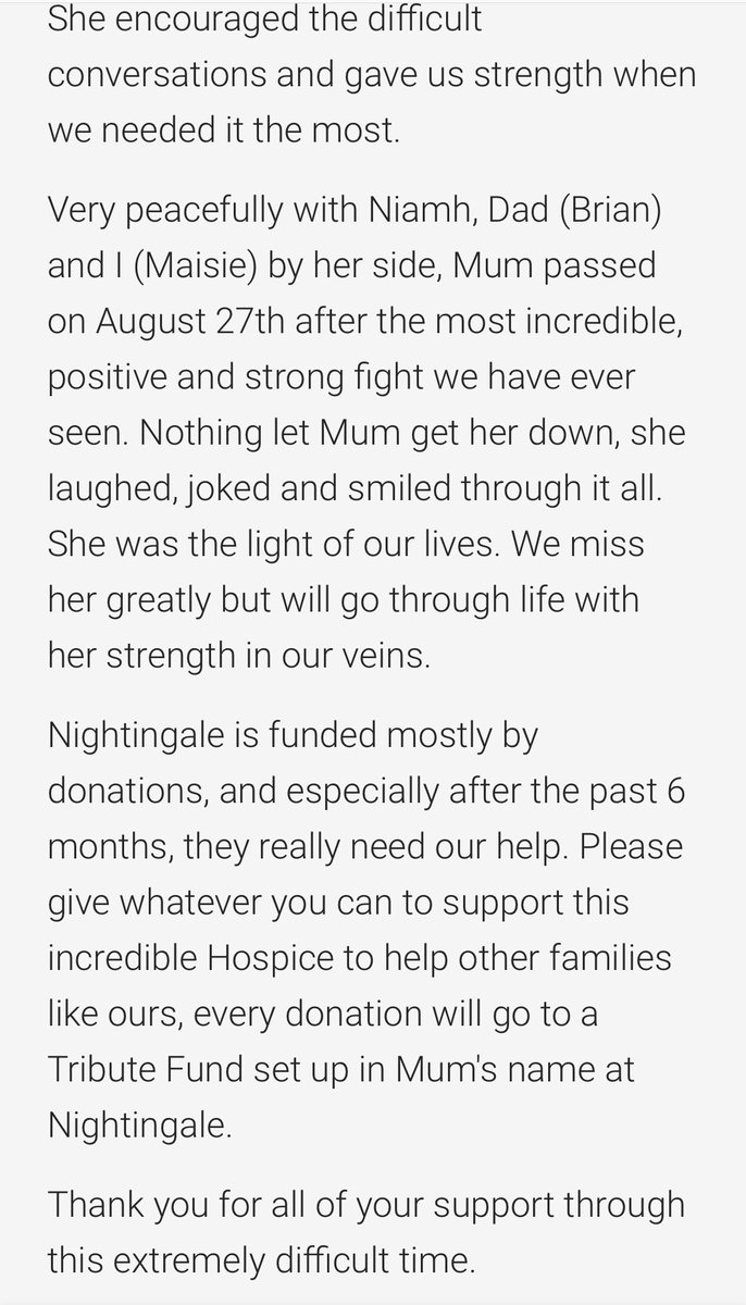 maisiecctuohy's tweet photo. my original goal of £1000 was completely smashed in 2 hours, now look where we are!! turning to twitter with mum’s story and my new goal of £10K for this amazing hospice. lets see what we can do!!💘 https://t.co/uh5nKuechY https://t.co/0gd0BCGLjk