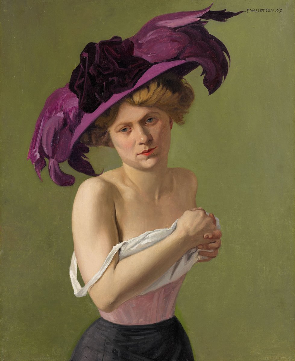 AlbertinaMuseum's tweet photo. Zu sehen bei #VanGoghCézanneMatisse:
Félix Vallotton | Der violette Hut | 1907 | Dauerleihgabe an Hahnloser/Jaeggli Stiftung, Winterthur | © Foto: Reto Pedrini, Zürich

#SammlungHahnloser #KlassischeModerne #Wien https://t.co/f7DwMlzMJg